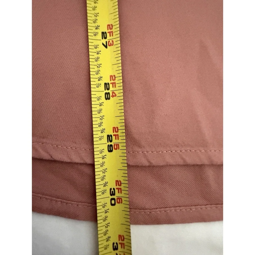 Old Navy Womens XL Dusty Rose Pink Henley Popover Blouse Long Sleeve Top - Picture 11 of 16